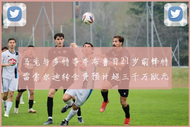 马竞与多特争夺布鲁日21岁前锋特雷索尔迪转会费预计超三千万欧元